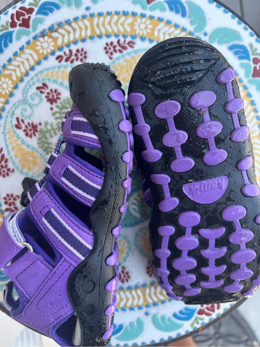 Kamik Kids Purple Closed-Toe Sport Sandals